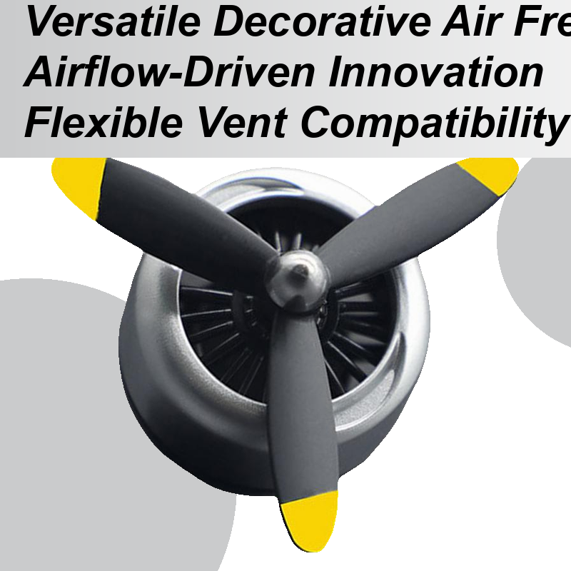 Odor Eliminator Car - Car Diffuser Vent Clip Propeller Aromatherapy