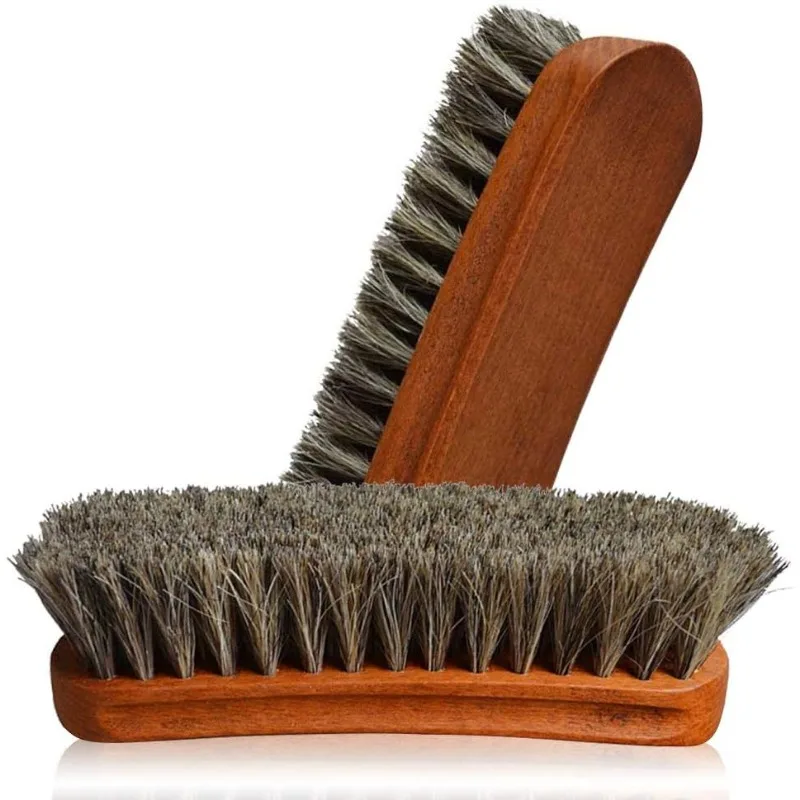 Leather Cleaner Interior - New Horsehair Leather Textile Cleaning Brush