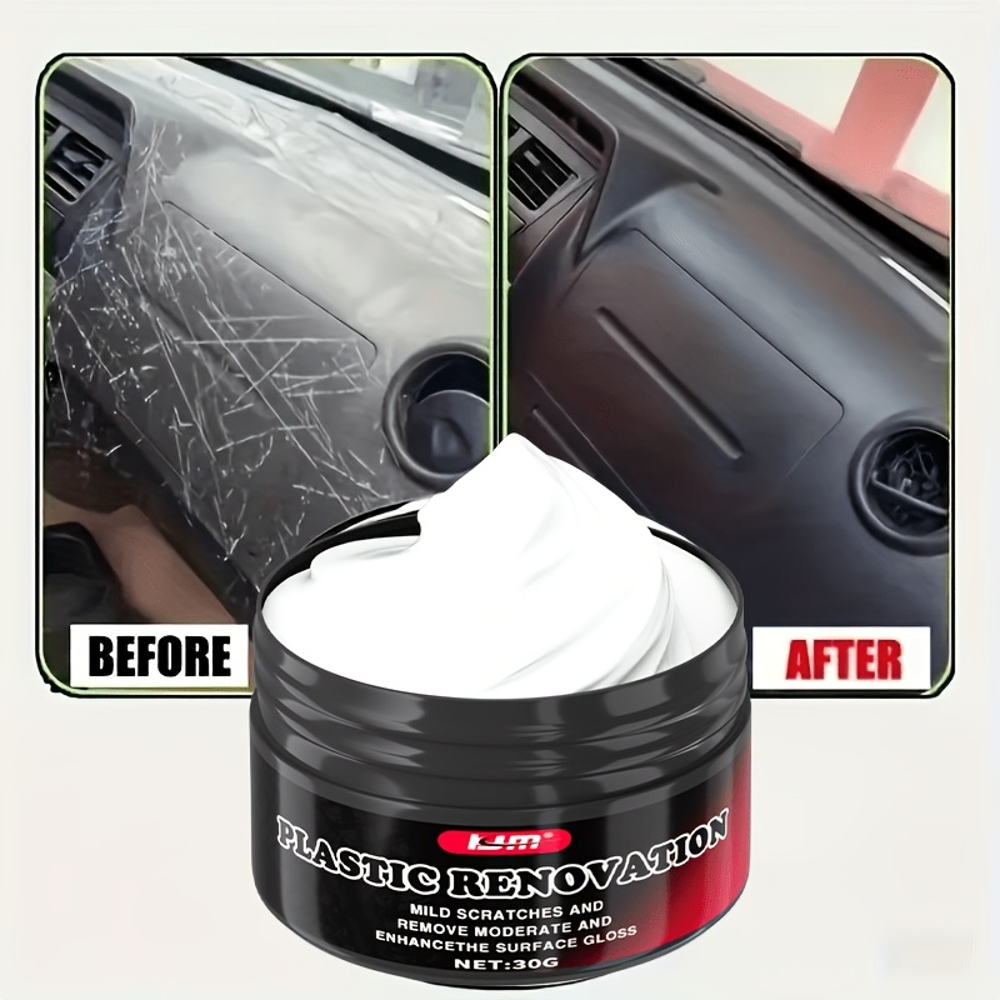 Trim Restorer Plastic - Automotive Interior Renovation Wax, Plastic Parts