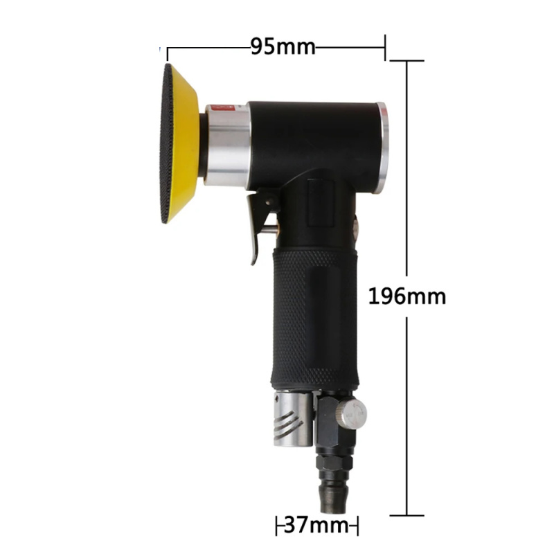Polish Pad Set Buffer - Air Sander Mini Pneumatic Grinding Machine