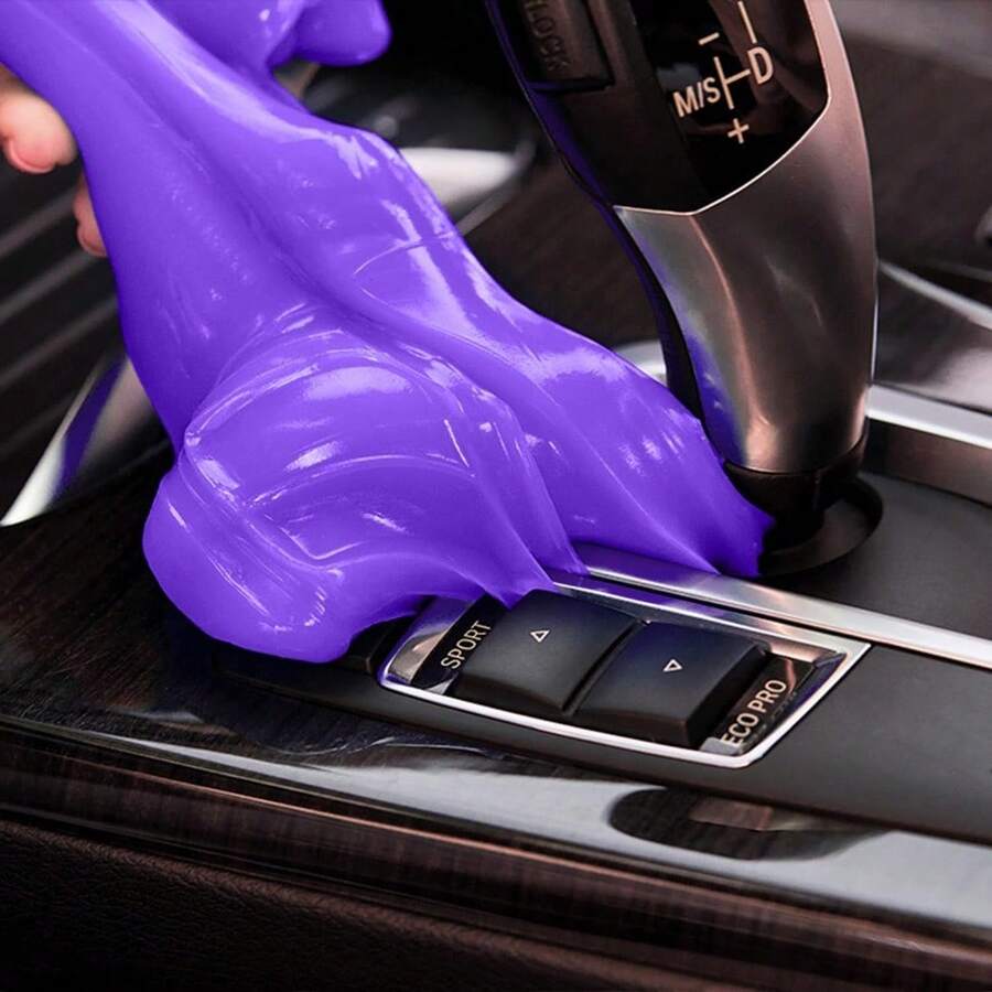 Dirt Brush Interior - Purple Car Cleaning Gel Putty, Auto