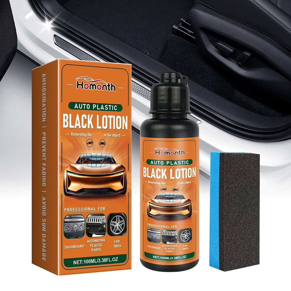Trim Restorer Plastic - Car Plastic Restorer Black Lotion, Auto