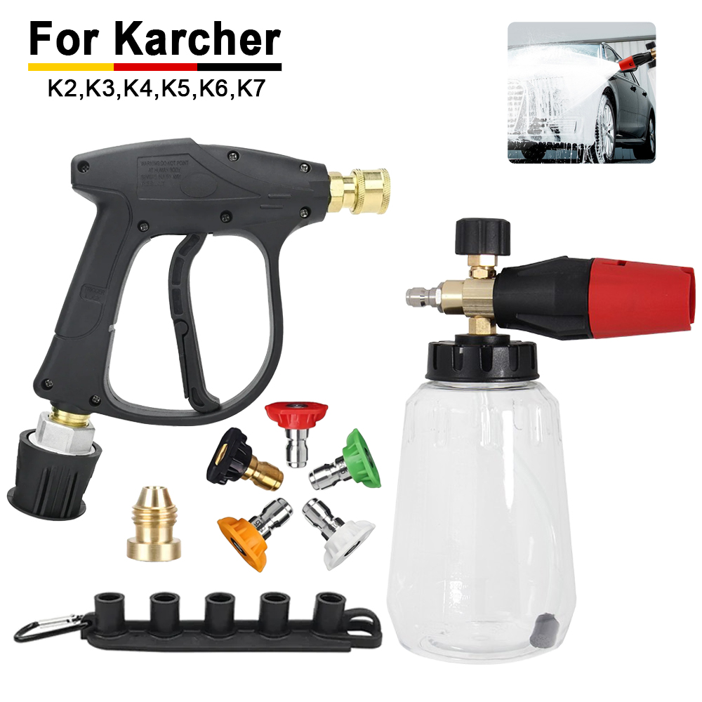 Foam Cannon Car Wash - Karcher Compatible Snow Foam Lance Kit