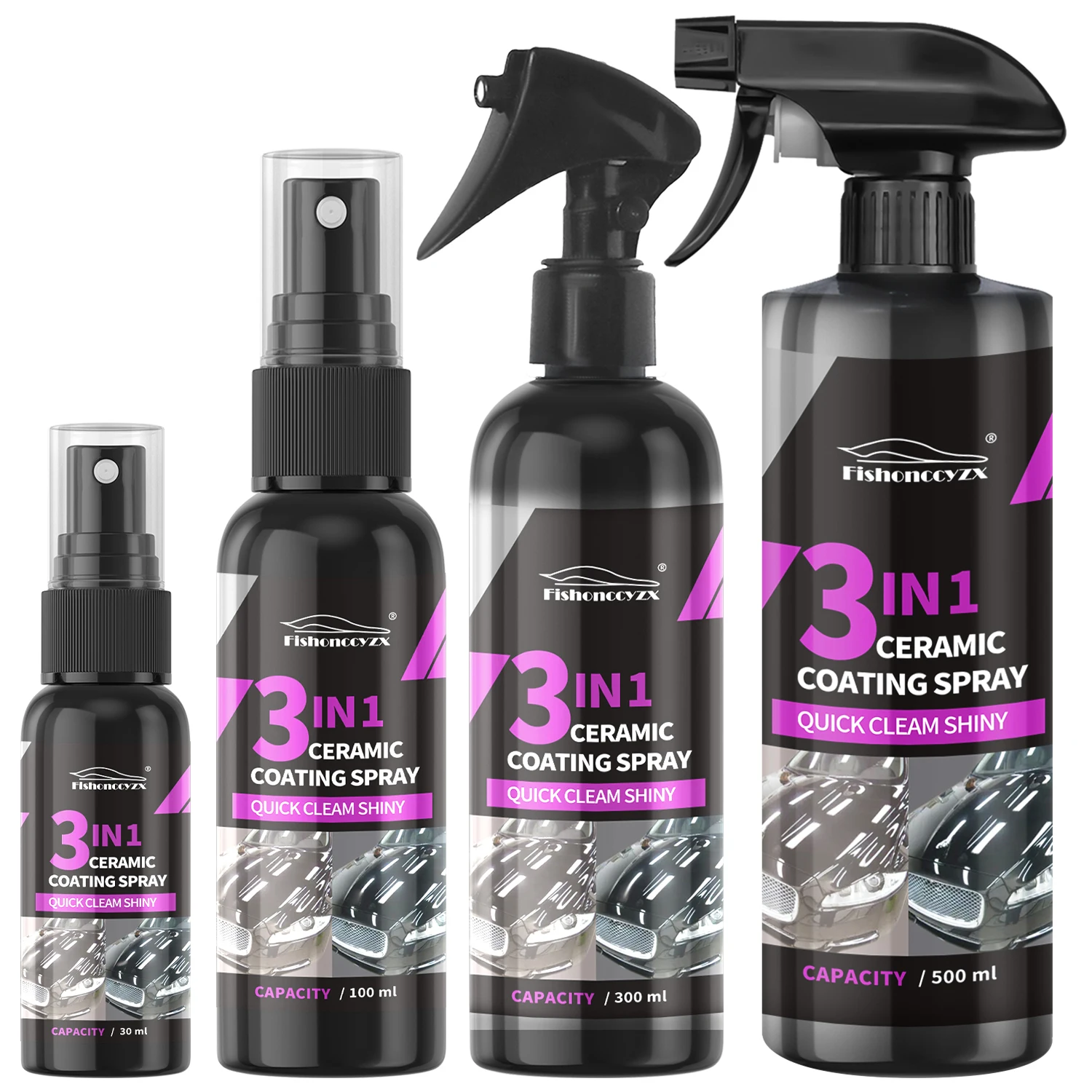 Car Wax Ceramic Coating - 3 in 1 Car Ceramic Liquid