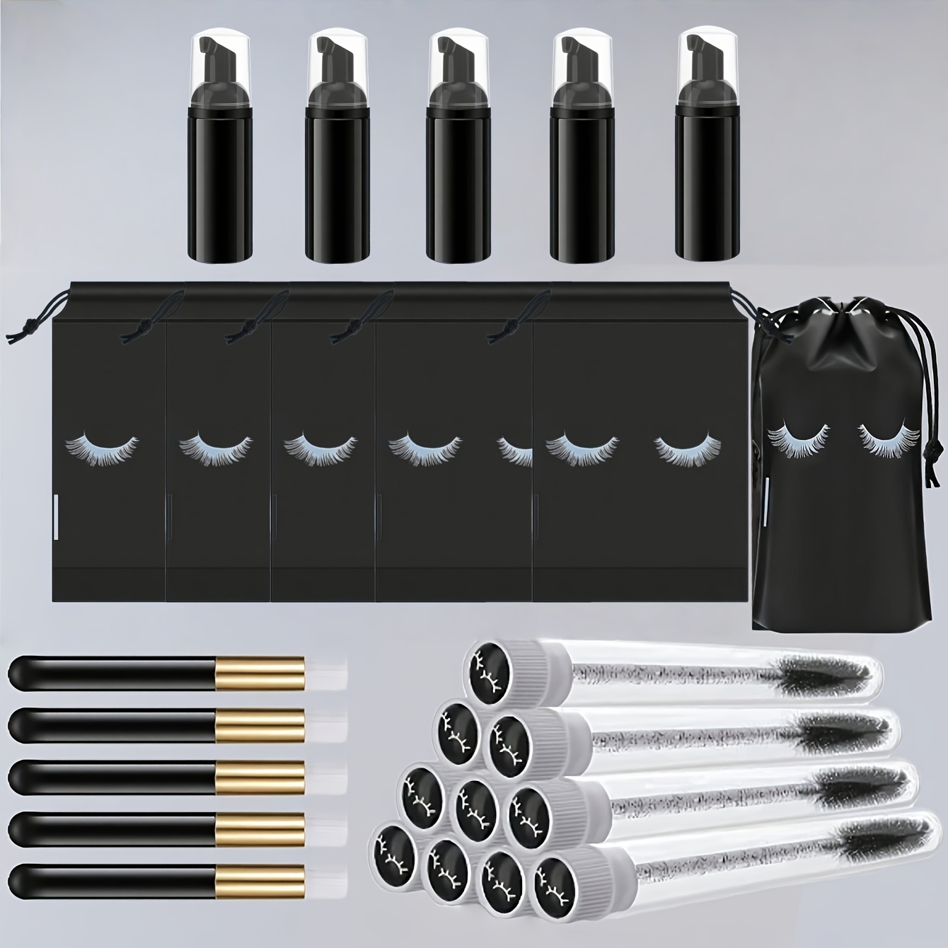 Detailing Brush Set - 20Pcs Lash Care Kit - 5