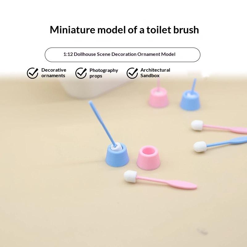 Detailing Brush Set - 1 Set Mini Simulation Toilet Brush