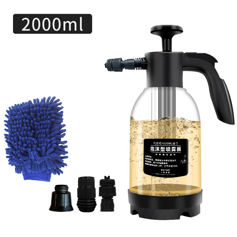 Foam Cannon Car Wash - 2L Hand Pump Foam Sprayer Hand