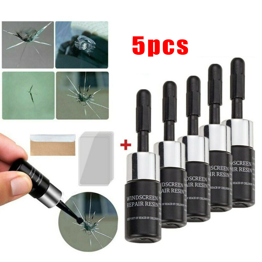 Glass Cleaner Streak - 5PCS Automotive Windshield Glass Crack Nano