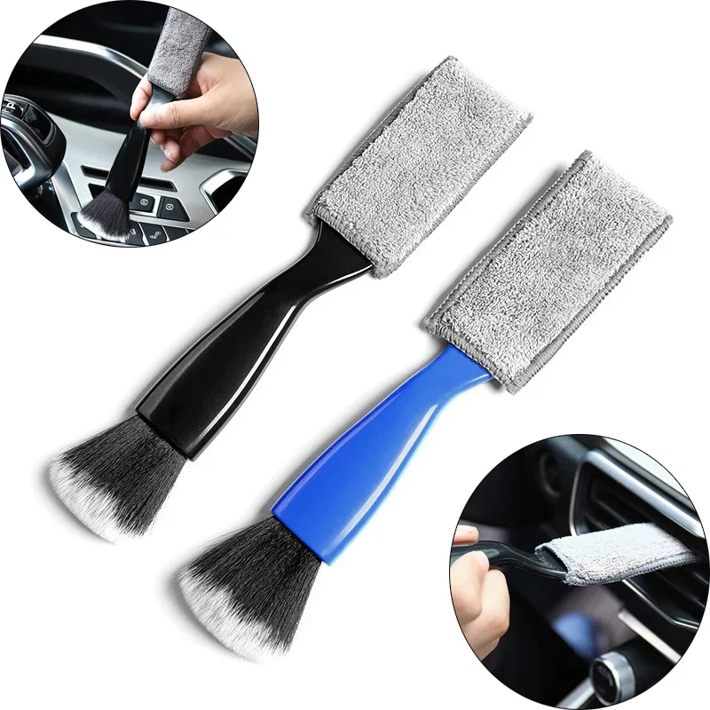 Car Cleaning Brush - Double-Sided Car Air Conditioning Air Outlet
