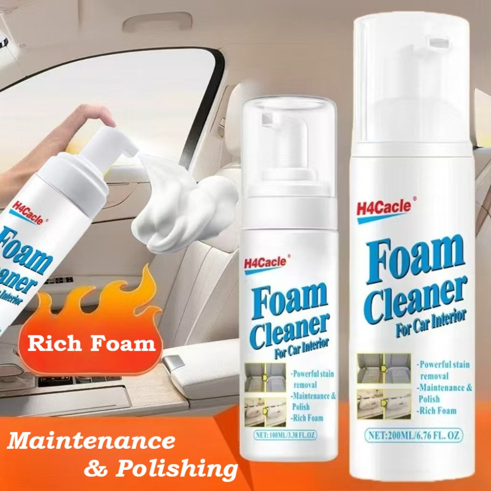 Trim Restorer Plastic - Multi-Purpose Foam Cleaner Car Interior Wash