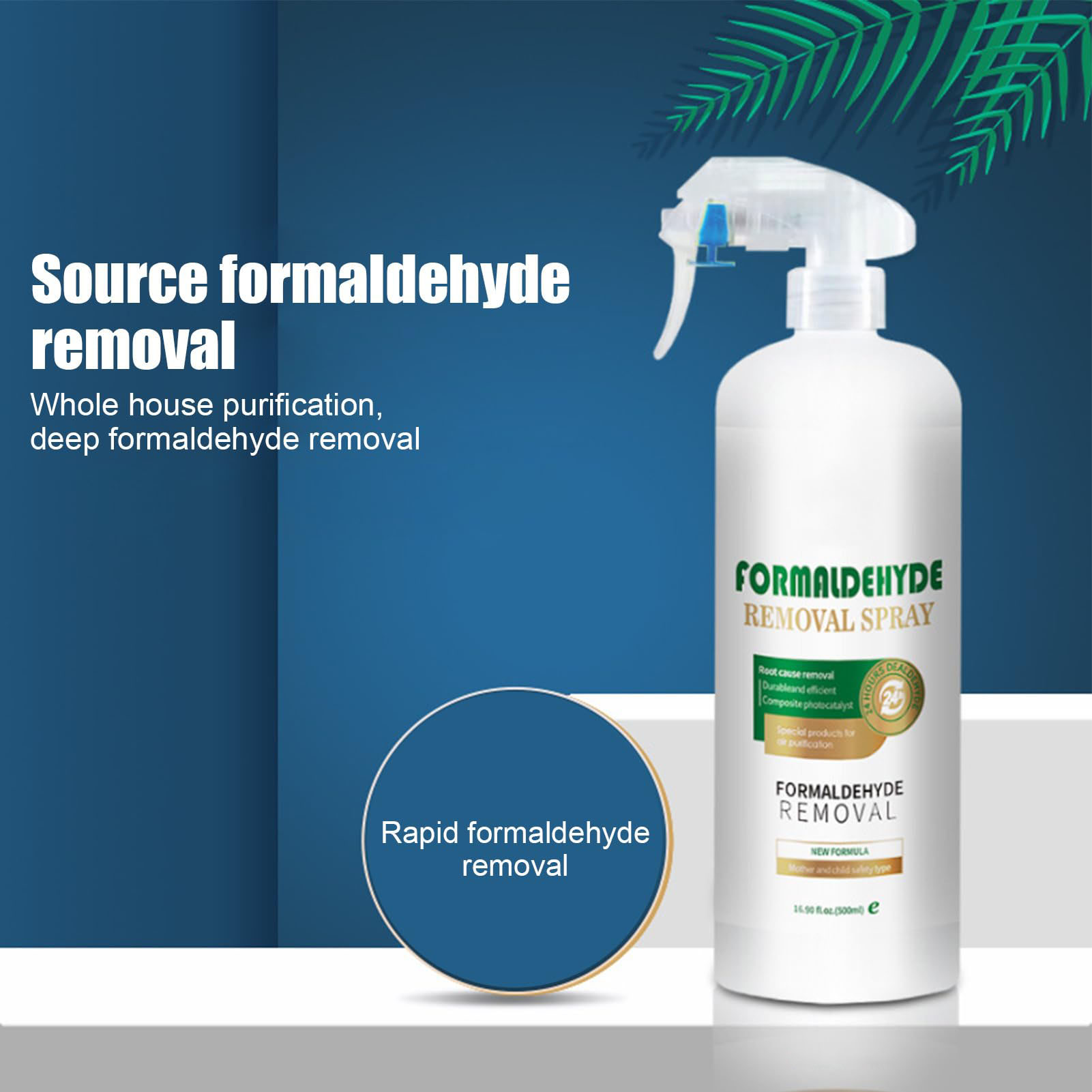 Odor Eliminator Car - 500ml Formaldehyde Spray Effectively Deep-purification Odor