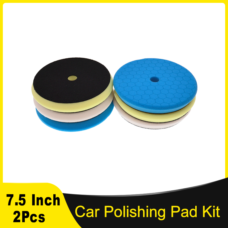 Polish Pad Set Buffer - 7.5 Inch Car Polishing Pad Kit