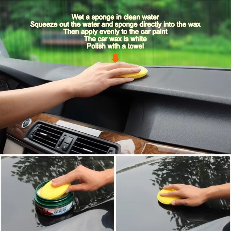 Wax Applicator Pad - Car Detailing Care Tool Grey 12pcs