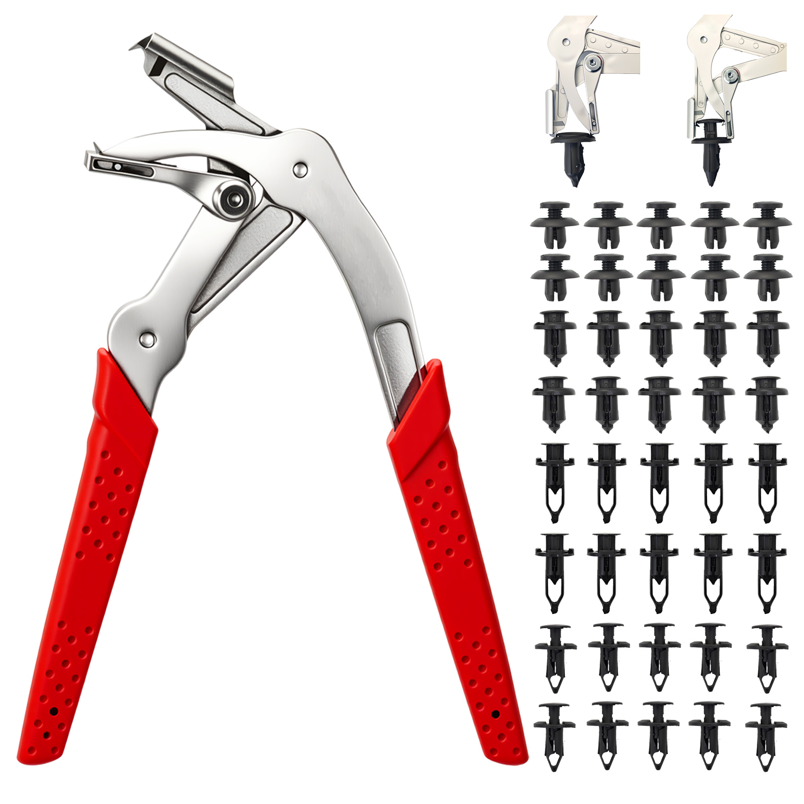 Trim Restorer Plastic - Car Clip Pliers with 40PCS Auto