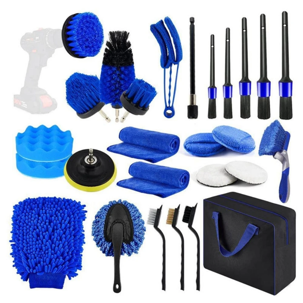 Dirt Brush Interior - Car Wash Brush Set Detailing Brush