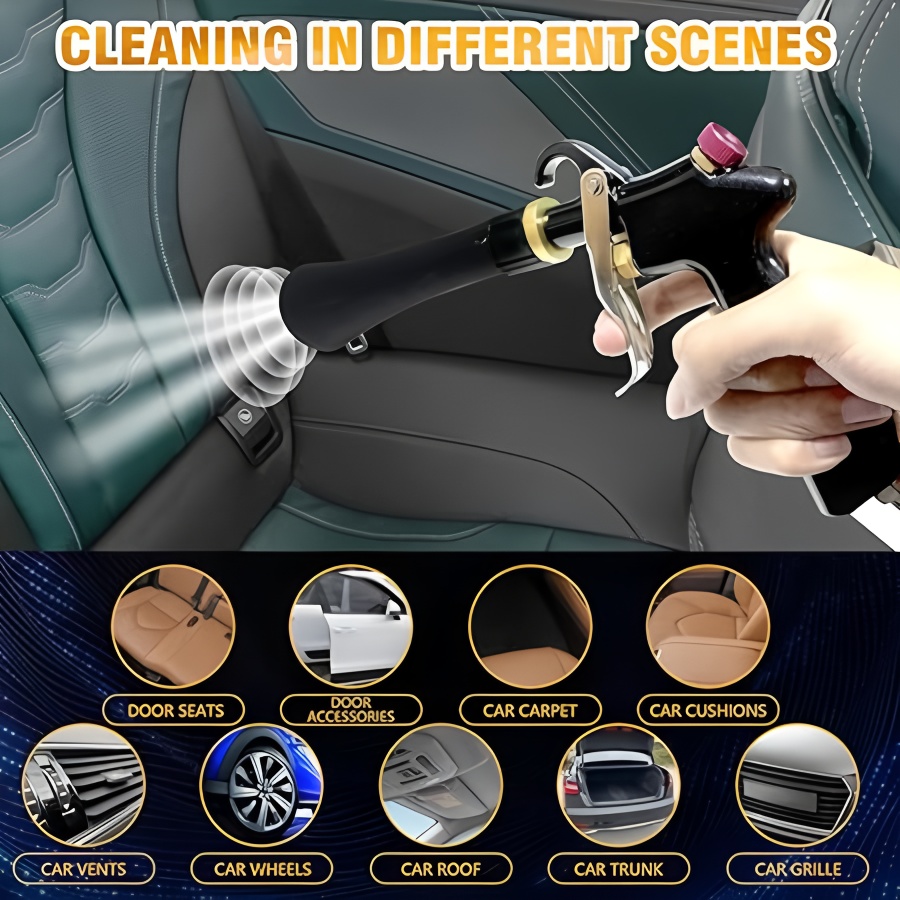 Air Blow Gun Car Interior Clea - огляд і ціна Dirt Brush Interior