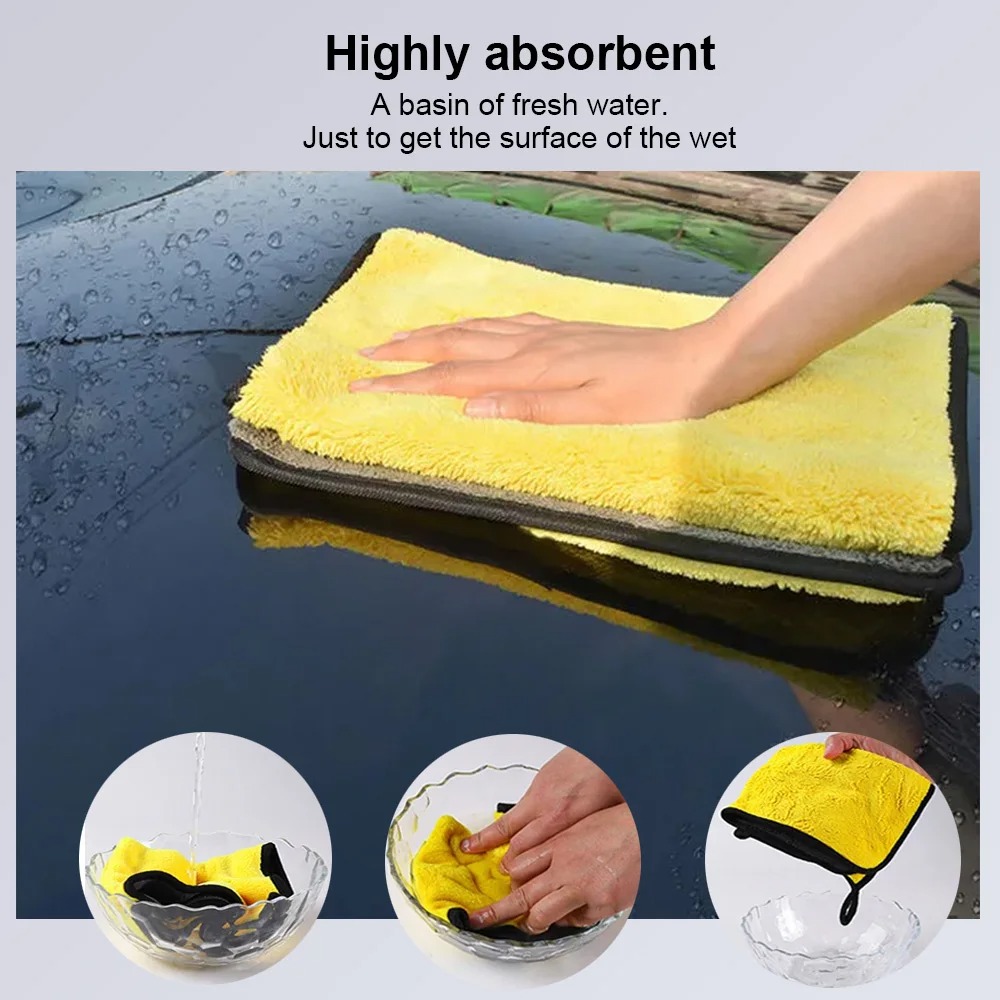 3/5/10Pcs Car Wash Microfiber  - огляд і ціна Microfiber Towel Detailing