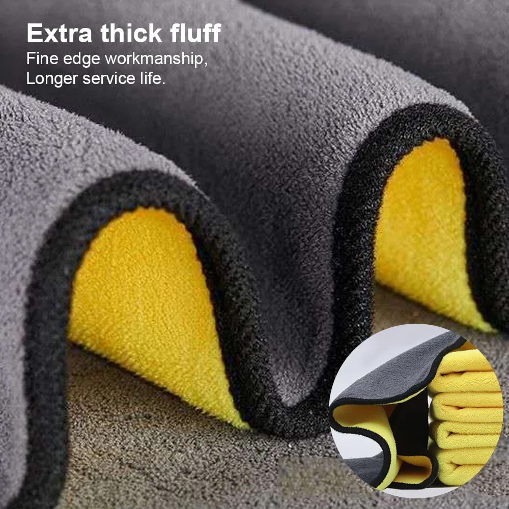 3/5/10Pcs Car Wash Microfiber  - огляд і ціна Microfiber Towel Detailing