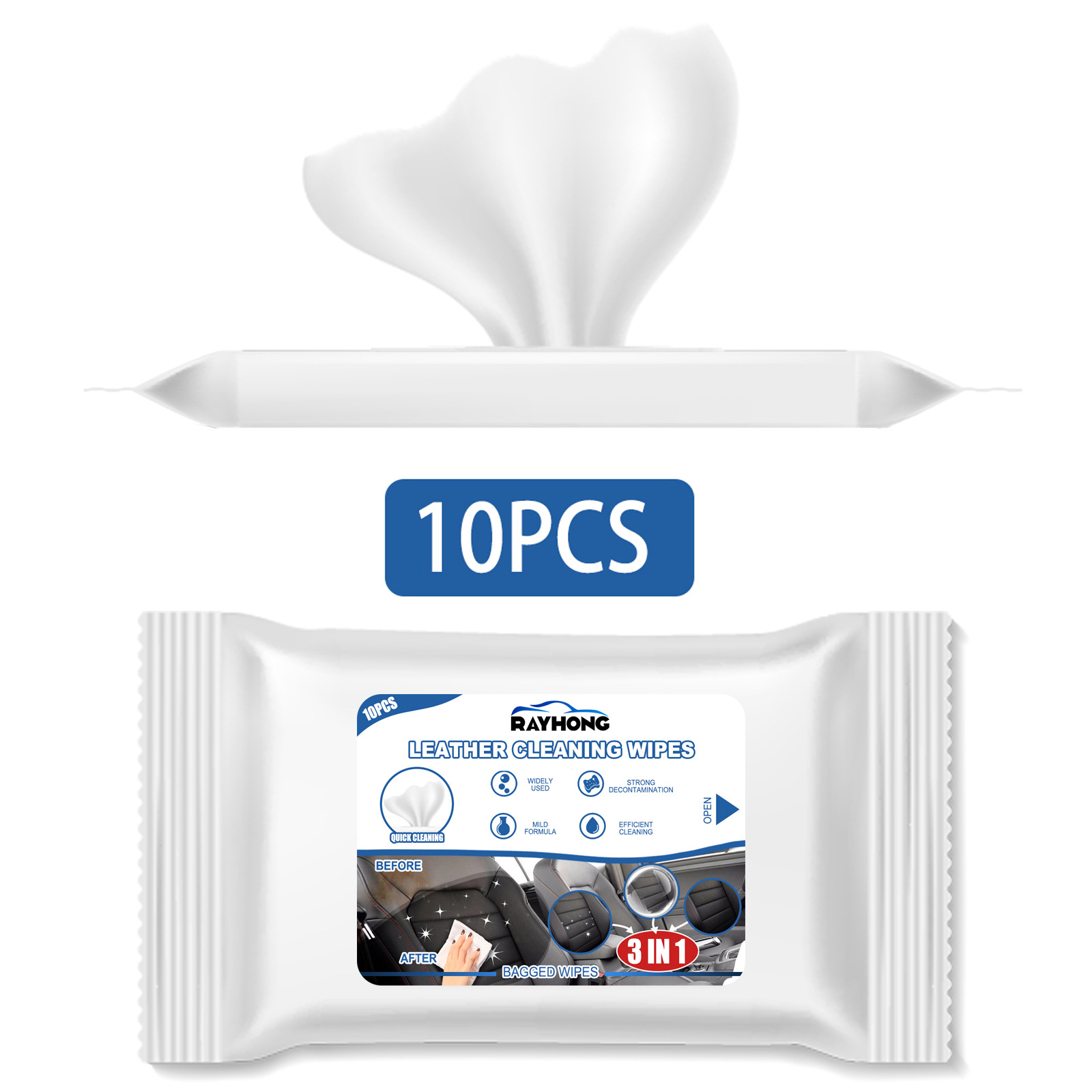 Car Leather Cleaning Wipes, Se - огляд і ціна Dirt Brush Interior