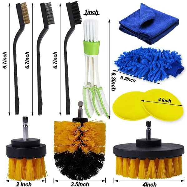 26/17/13/5Pcs Detailing Brush  - огляд і ціна Interior Detailing Kit