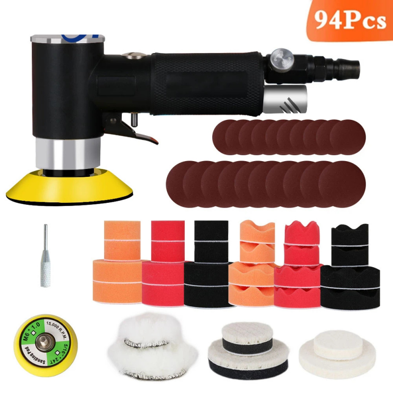 Air Sander Mini Pneumatic Grin - огляд і ціна Polish Pad Set Buffer