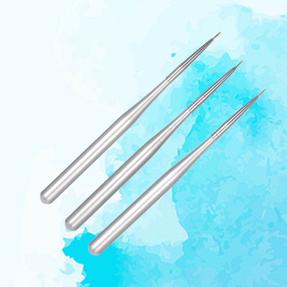 3Pcs Nail Art Liner Pen Set Di - огляд і ціна Detailing Brush Set