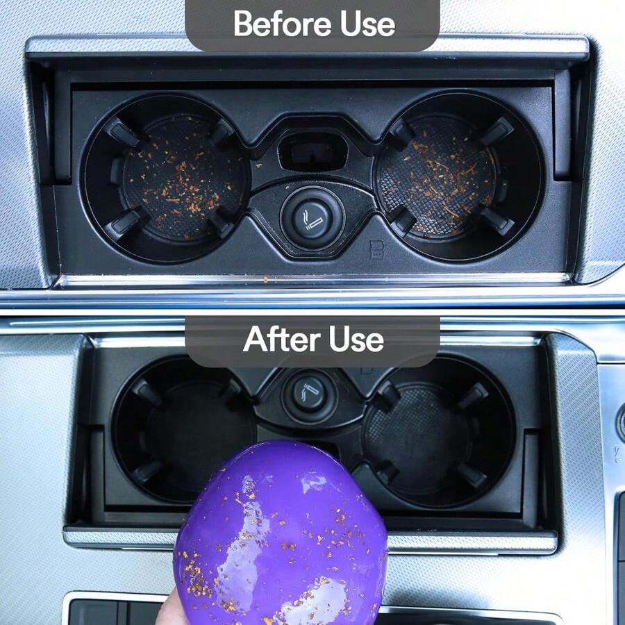 Purple Car Cleaning Gel Putty, - огляд і ціна Dirt Brush Interior