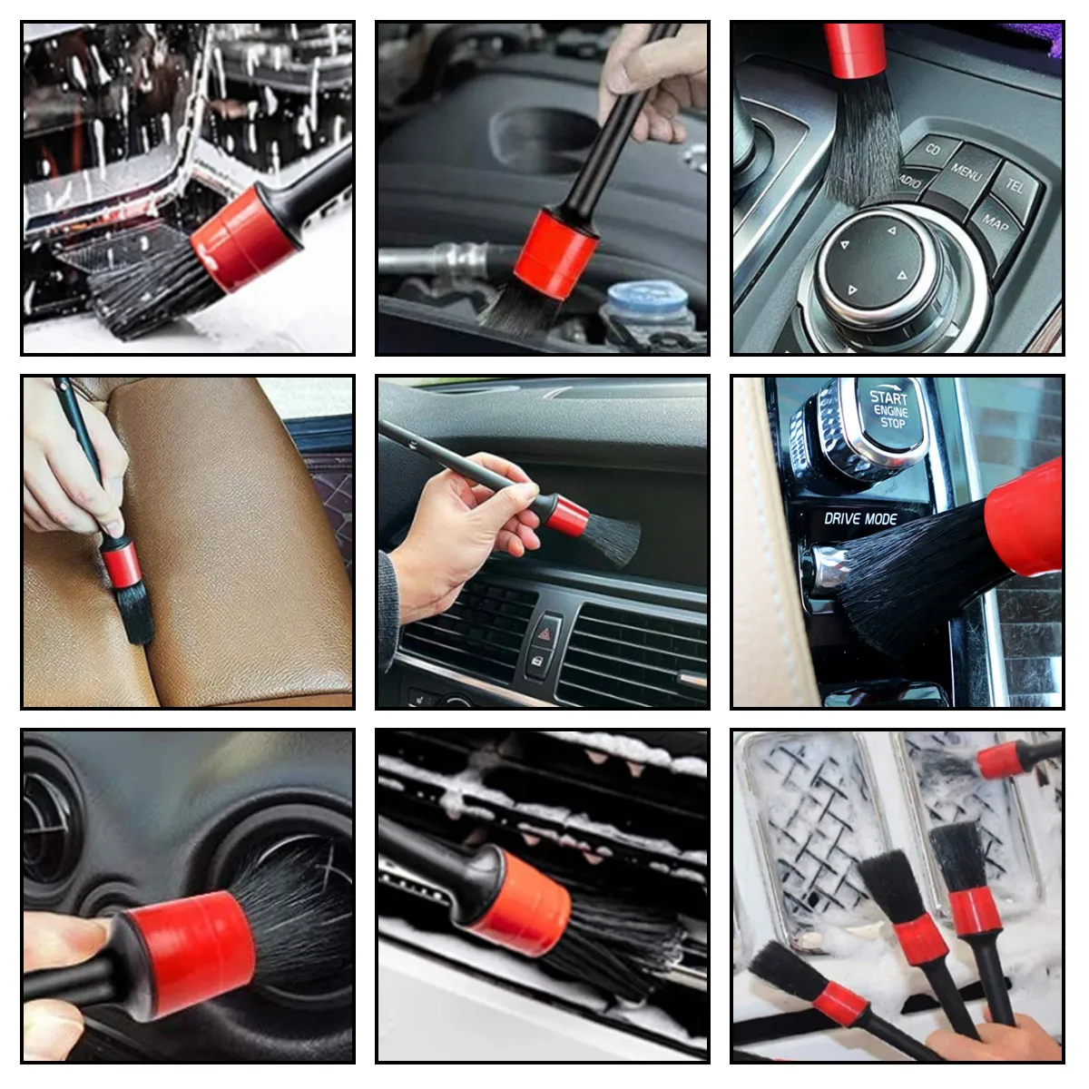 126-Piece Car Detail Cleaning  - огляд і ціна Dirt Brush Interior