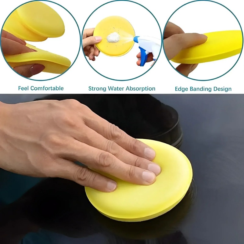 6PCS Car Care Foam Wax Applica - огляд і ціна Wax Applicator Pad