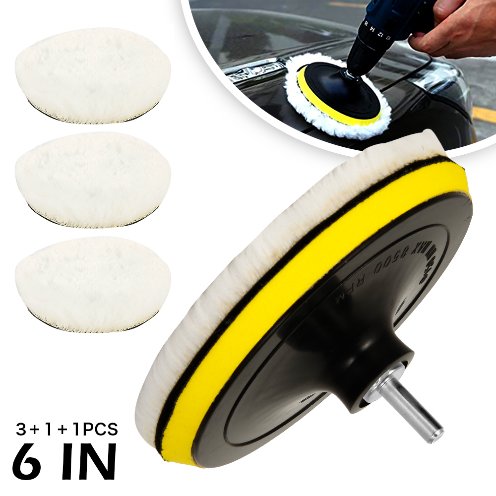 5pcs Car Polishing Pads Set 6  - огляд і ціна Polish Pad Set Buffer