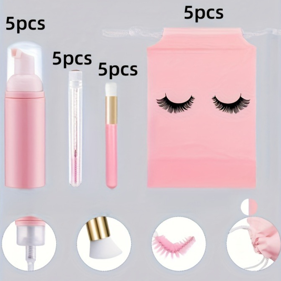 20Pcs Lash Care Kit - 5 Foam P - огляд і ціна Detailing Brush Set