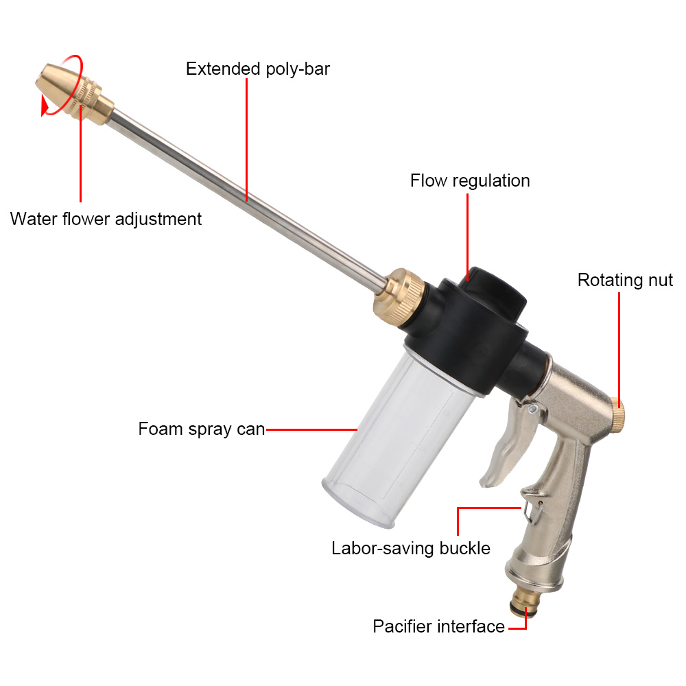 Long Foam Washer Car High Pres - огляд і ціна Pressure Washer Foam Gun