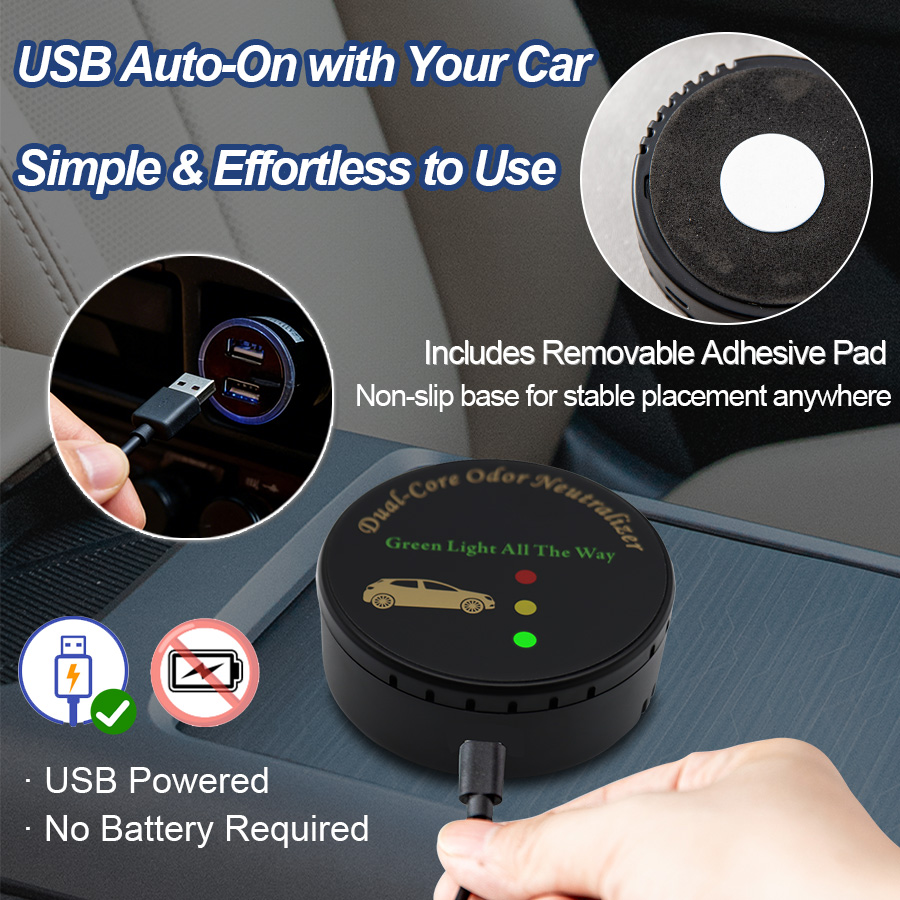 Car Air Purifier, Filter-Free  - огляд і ціна Odor Eliminator Car