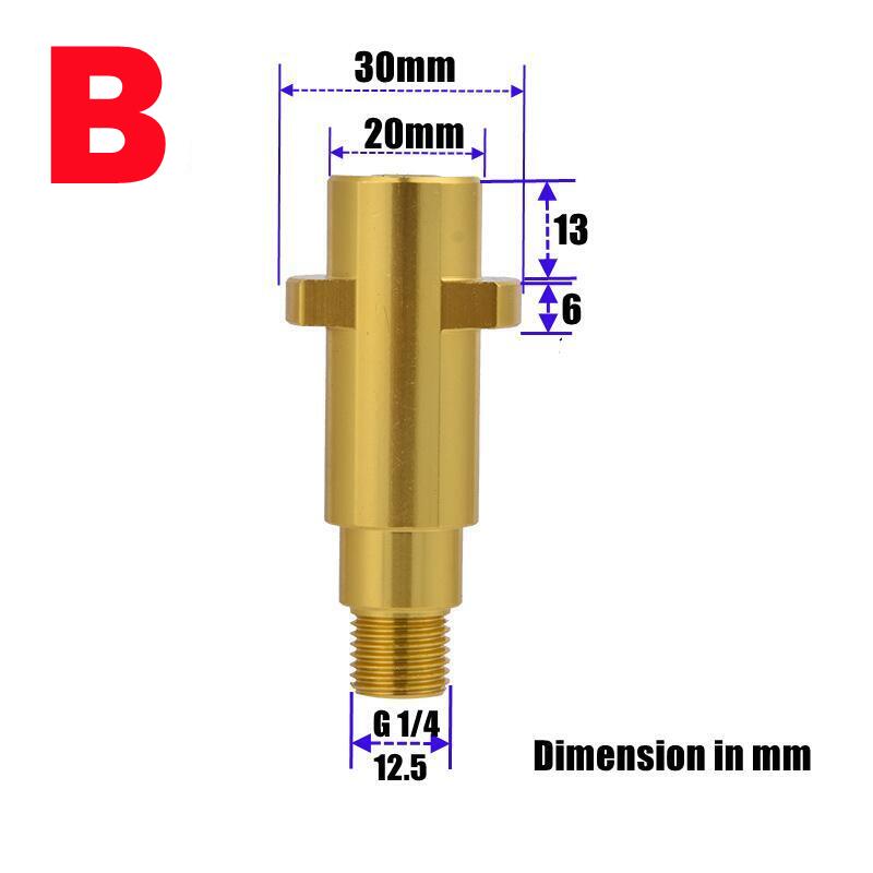 Nozzle Adaptor With G1/4 Male  - огляд і ціна Foam Cannon Car Wash