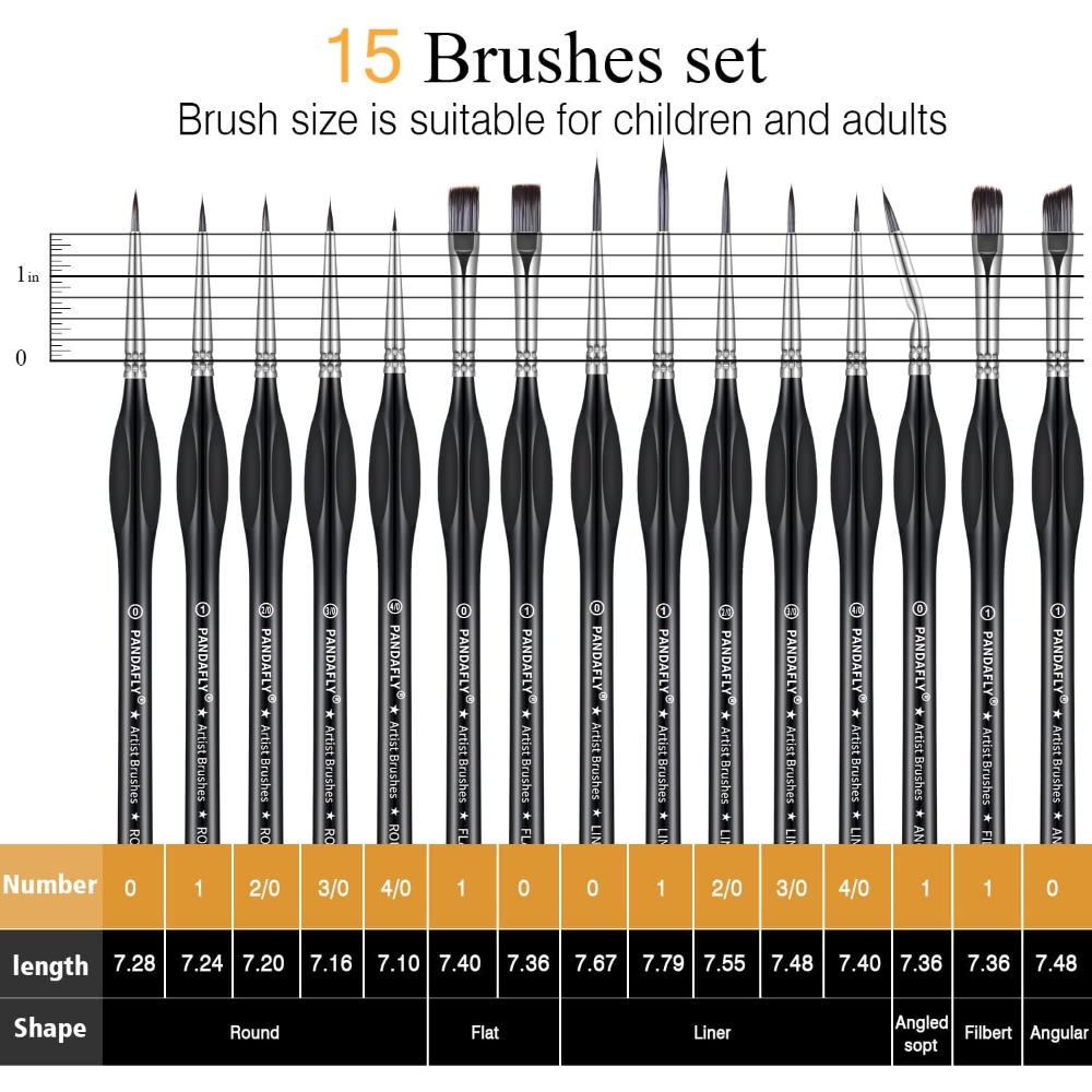 Professional Detail Paint Brus - огляд і ціна Detailing Brush Set