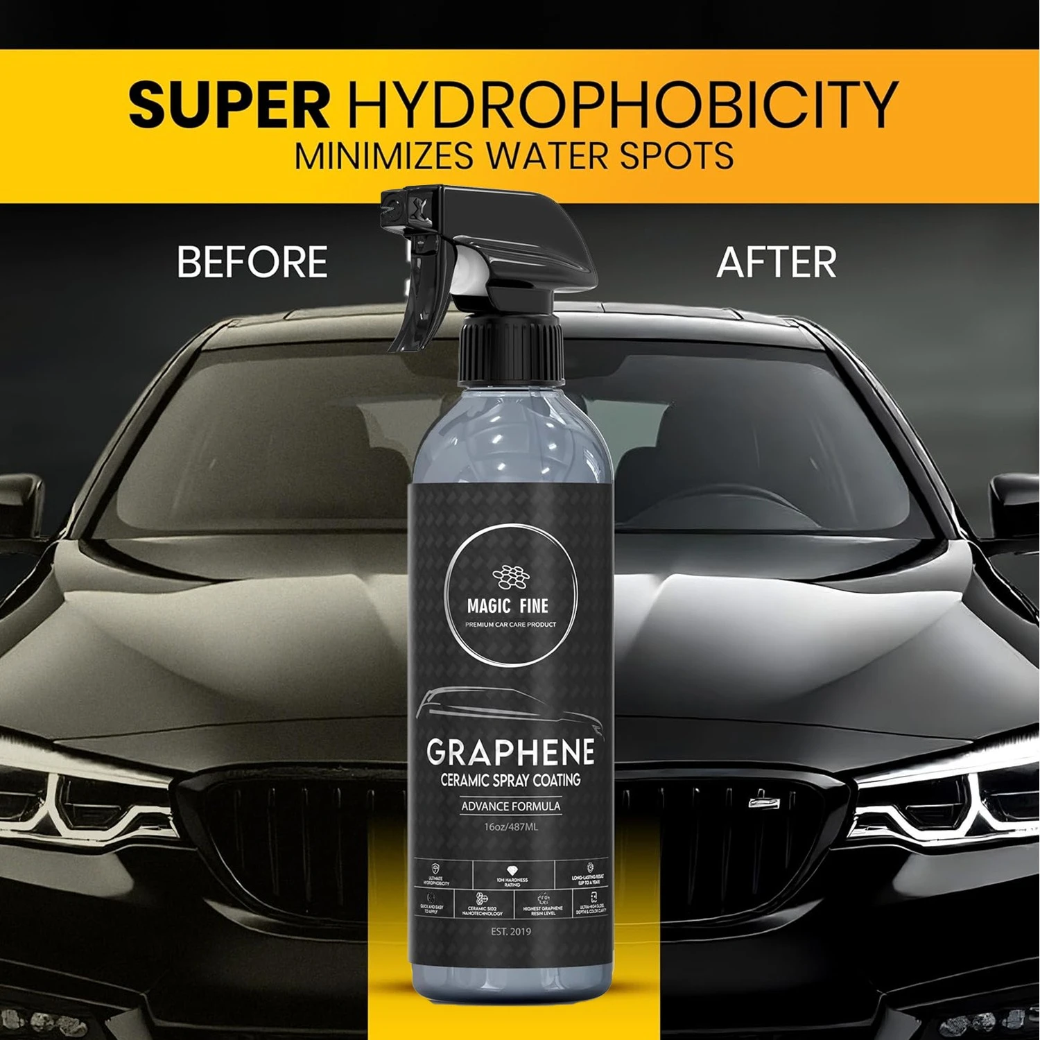 Graphene Ceramic Spray Coating - огляд і ціна Car Wax Ceramic Coating