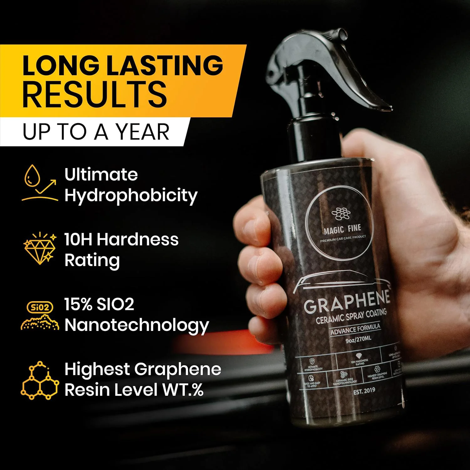 Graphene Ceramic Spray Coating - огляд і ціна Car Wax Ceramic Coating