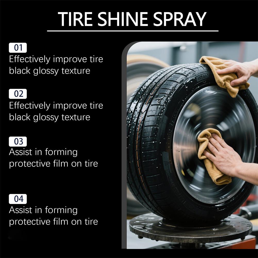 Tyre Gloss Tire Coating Spray  - огляд і ціна Tire Shine Spray Sealant