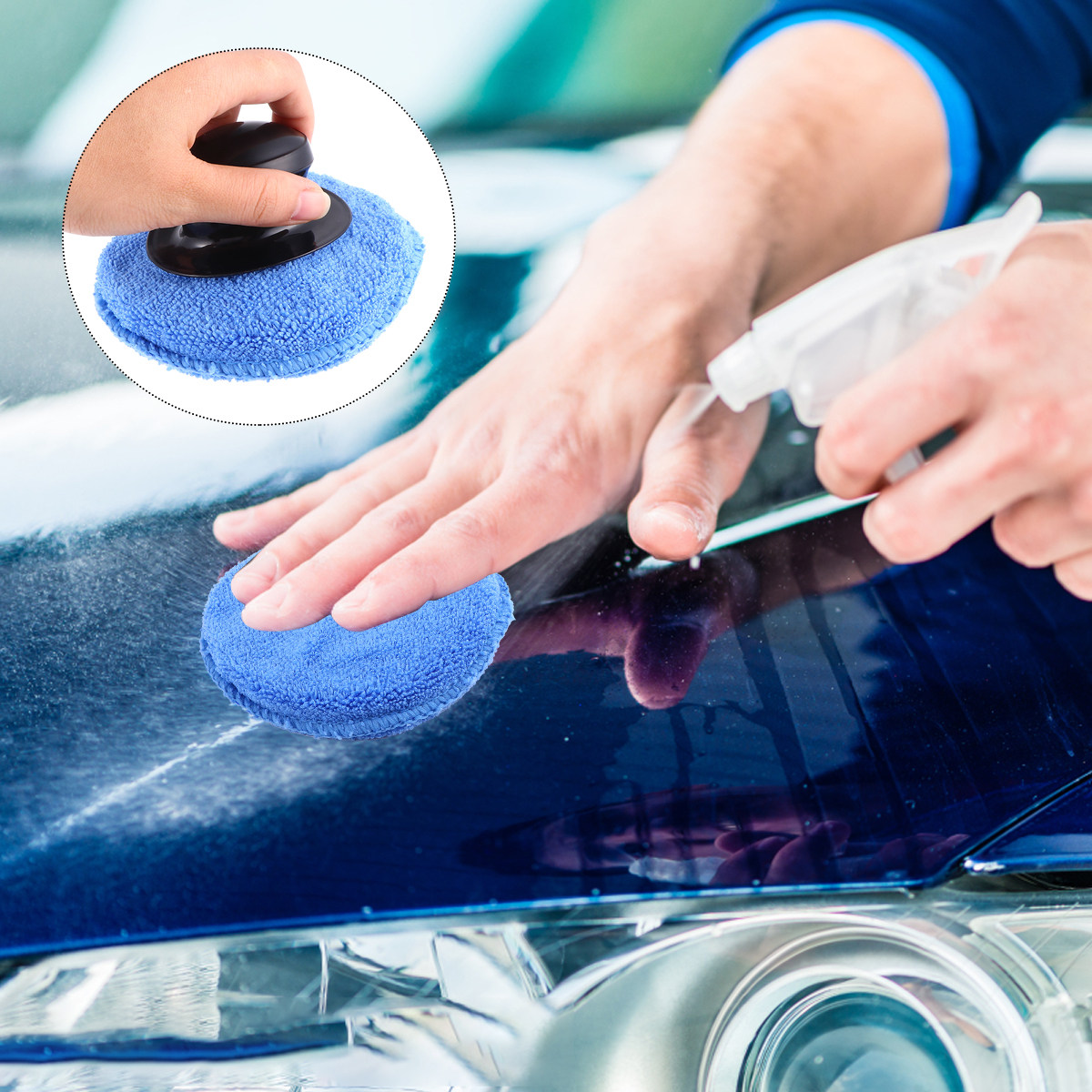8Pcs Car Waxing Sponge High Qu - огляд і ціна Wax Applicator Pad