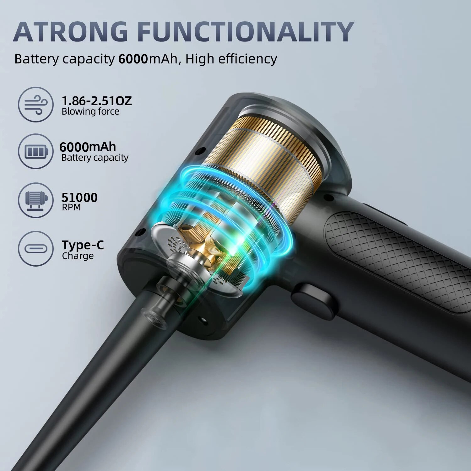 Compressed Air Duster Electric - огляд і ціна Dryer Car Blower