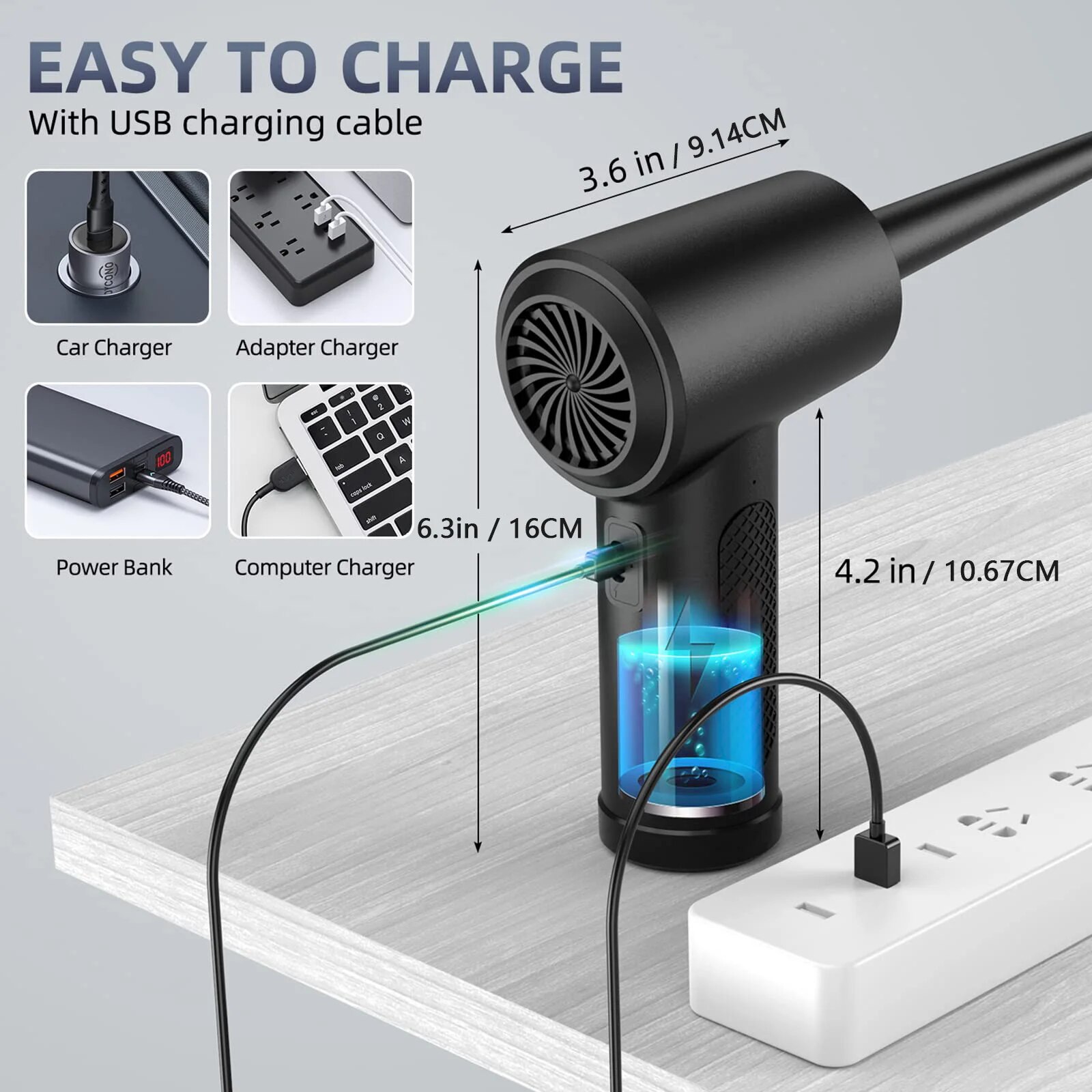 Compressed Air Duster Electric - огляд і ціна Dryer Car Blower