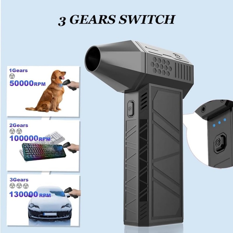 Turbo Jet Blower 130000RPM Pow - огляд і ціна Dryer Car Blower