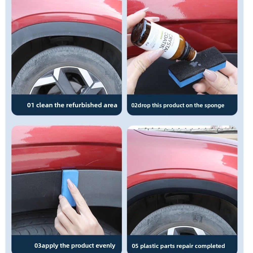 New Durable Crystal Coating Re - огляд і ціна Trim Restorer Plastic