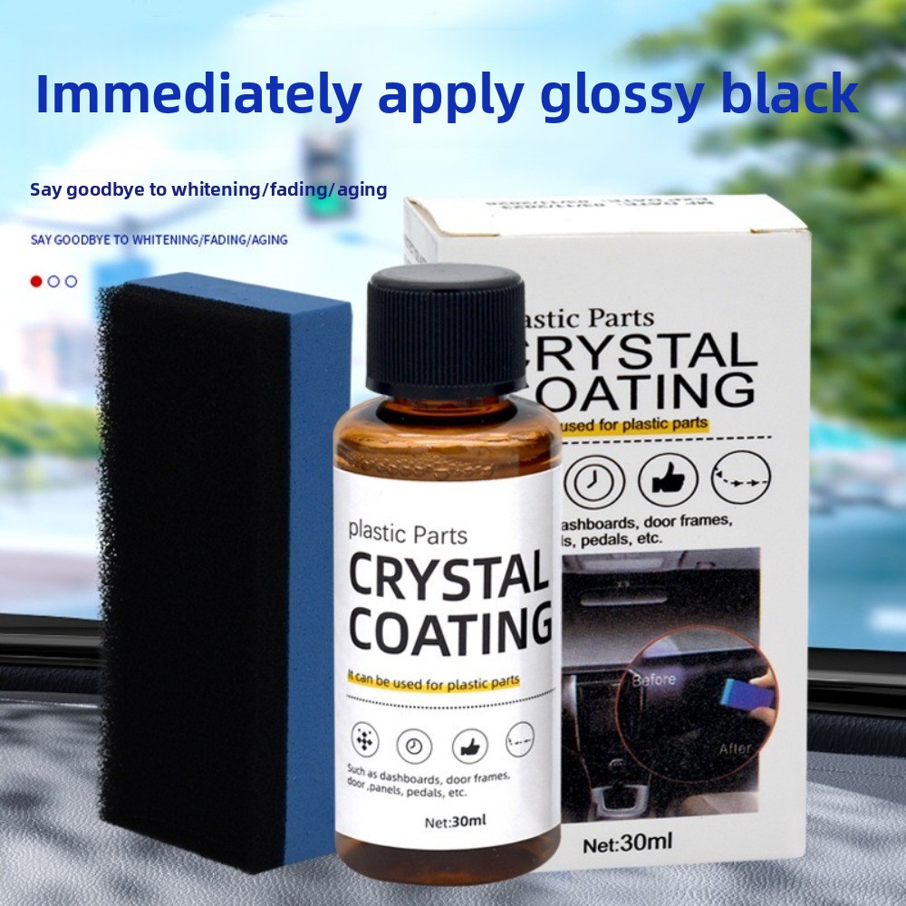 New Durable Crystal Coating Re - огляд і ціна Trim Restorer Plastic
