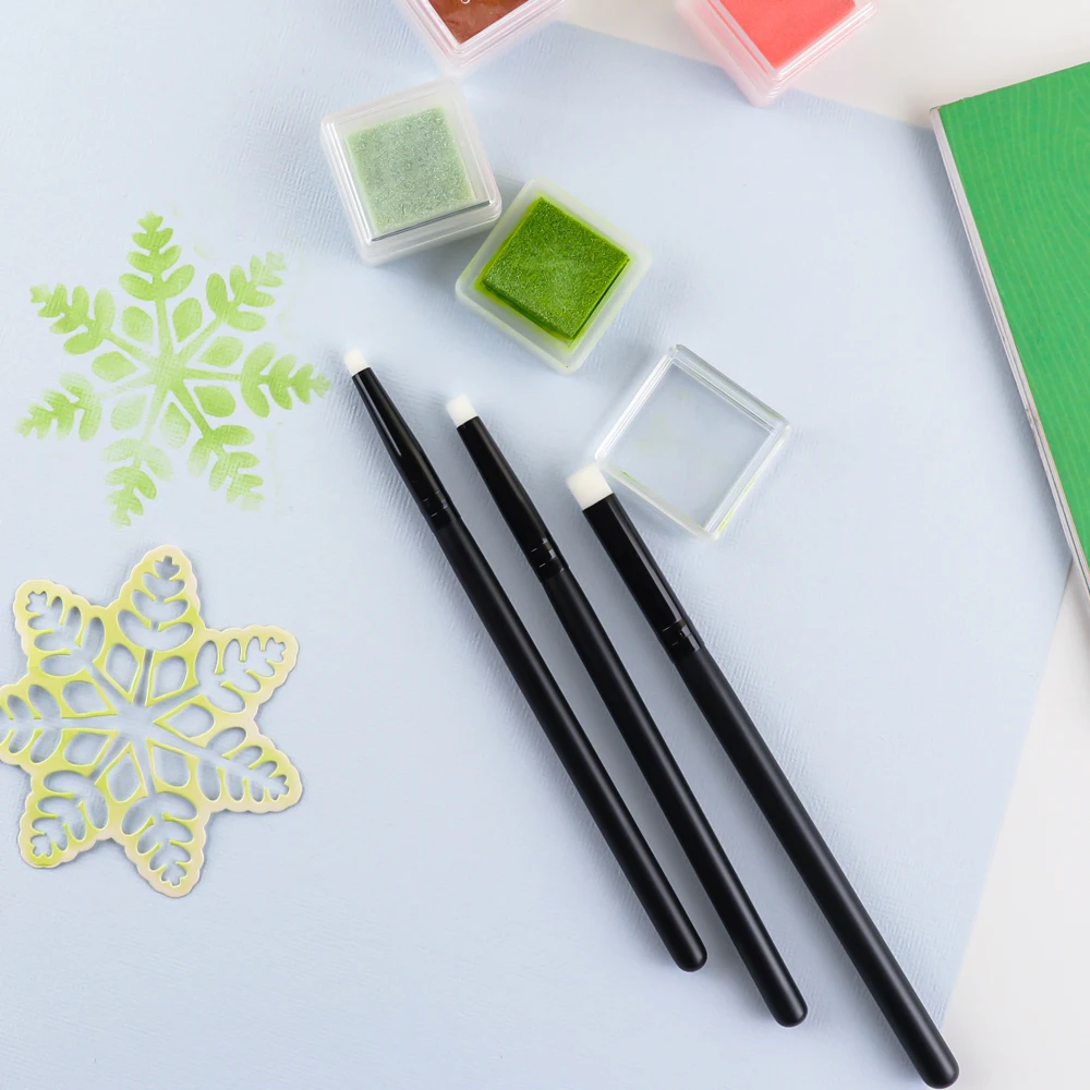 3Pcs/set Flat /angled Detailed - огляд і ціна Detailing Brush Set