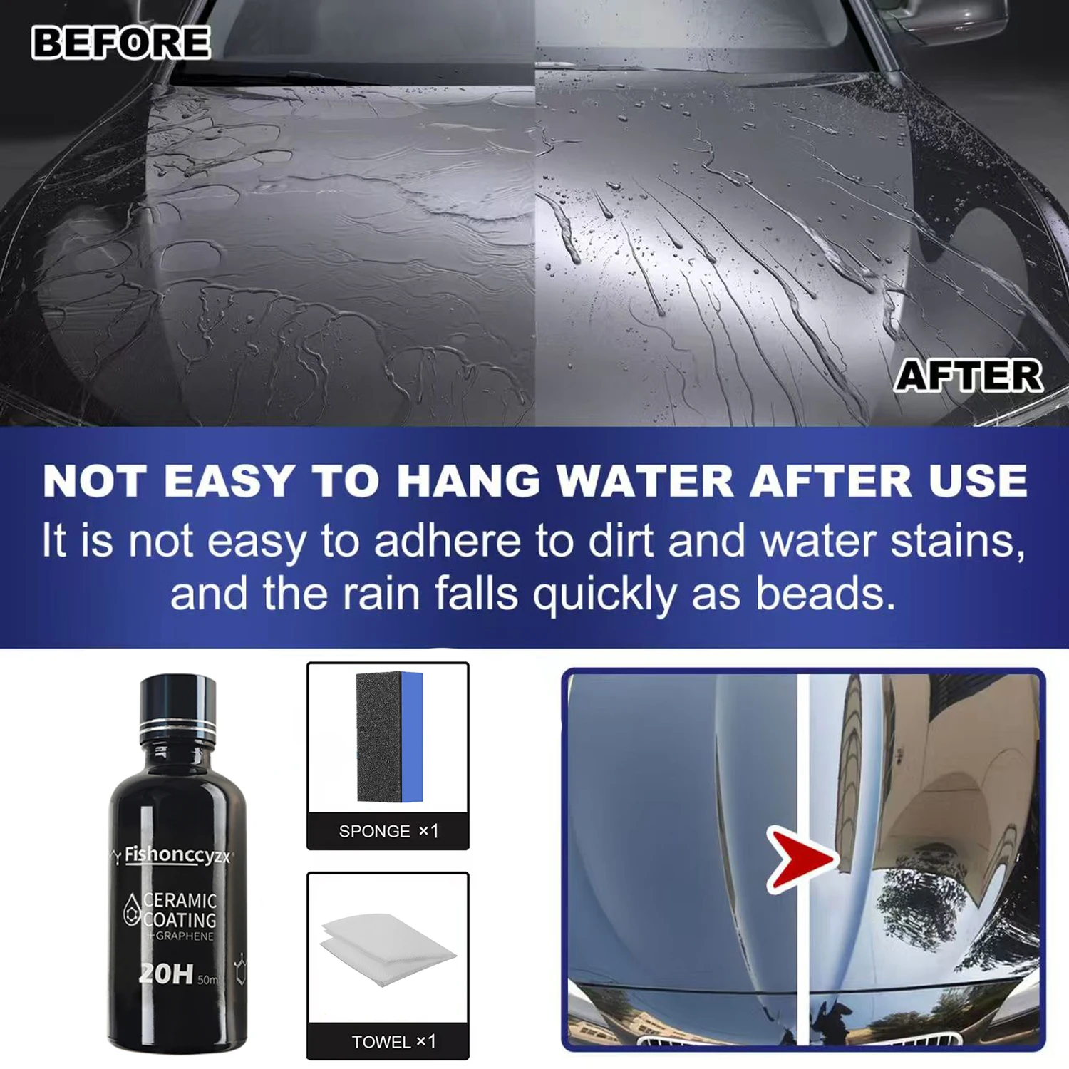 20H Car Coating Polishing Wax  - огляд і ціна Car Wax Ceramic Coating