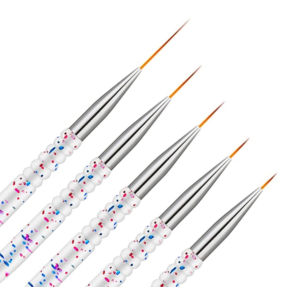 5 Pieces Professional Nail Art - огляд і ціна Detailing Brush Set