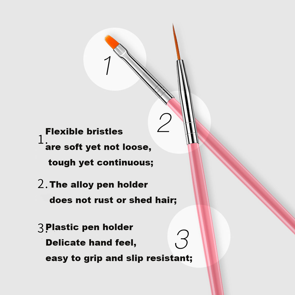 15pcs Fine Detail Paint Brush  - огляд і ціна Detailing Brush Set