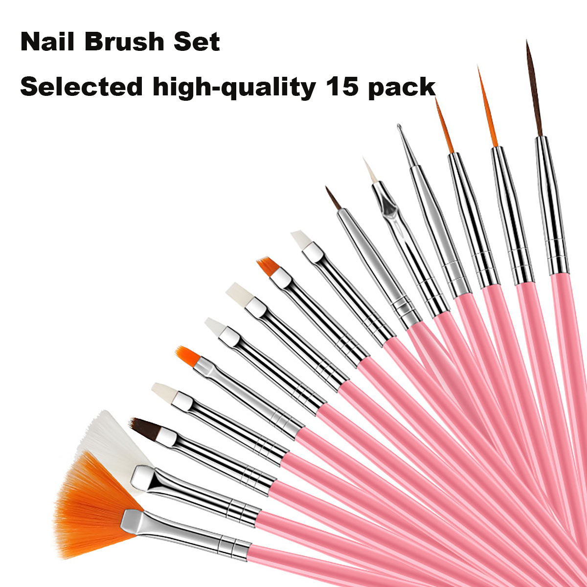 15pcs Fine Detail Paint Brush  - огляд і ціна Detailing Brush Set