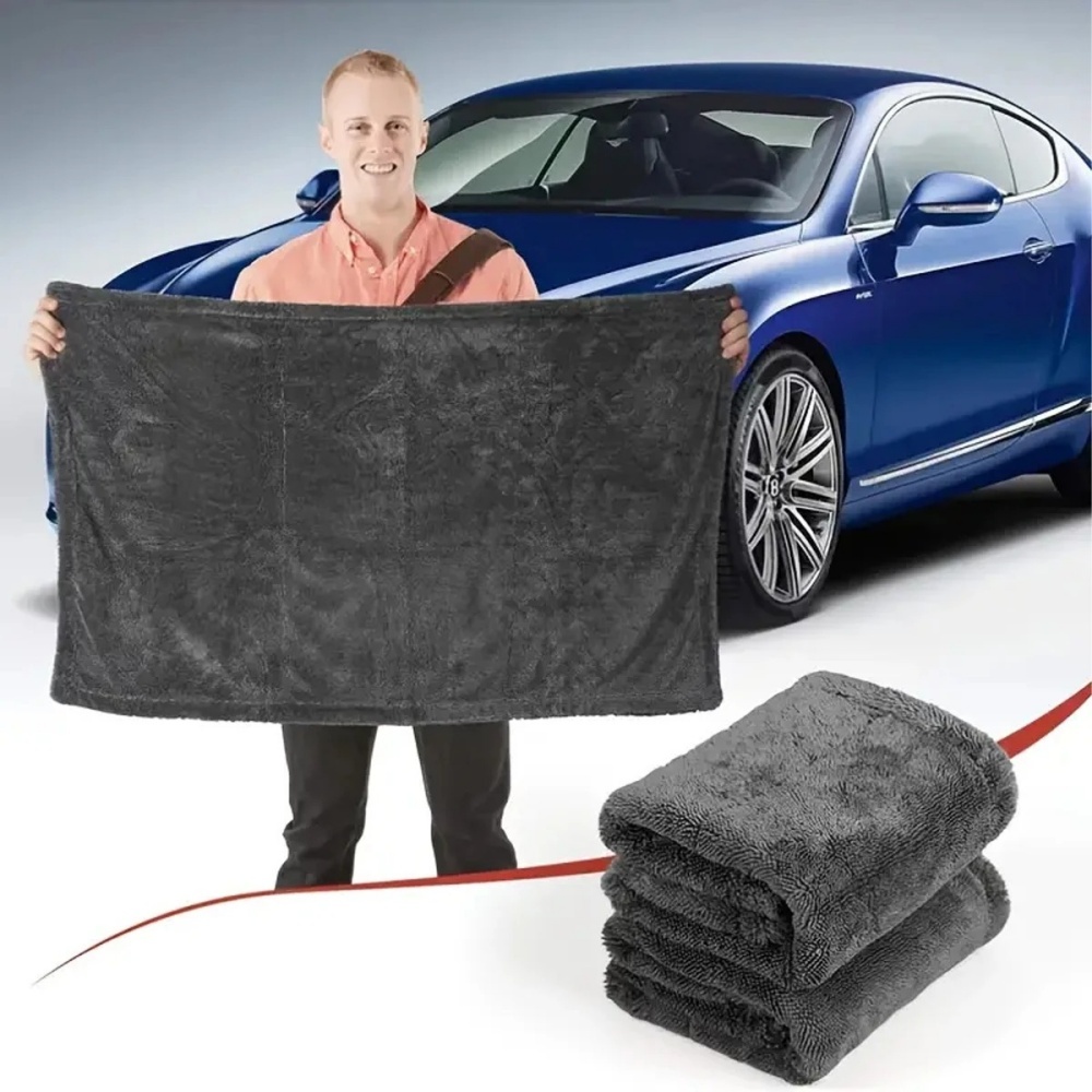 Oversized Dark Gray Car Microf - огляд і ціна Microfiber Towel Detailing